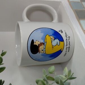 FAMILY CIRCUS Comics Coffee Mug My Favorite Place - Hug